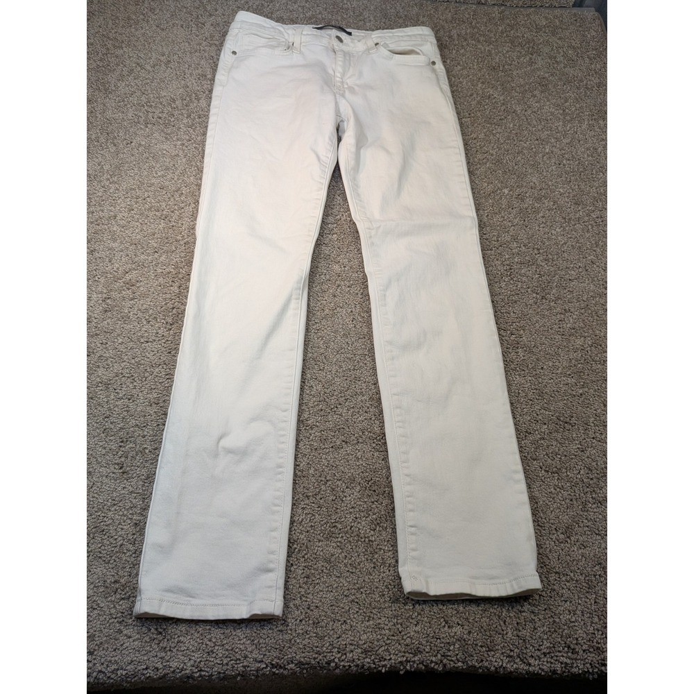 Joes Jeans Womens W30 Straight and Narrow White Denim Pants Made in USA